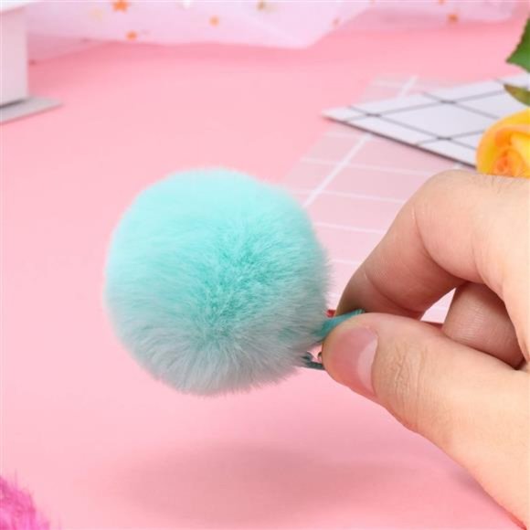 18 Pieces Ball Pompom Hair Clips 2 Inch Spring Fall Autumn Cute  Hair Barrettes